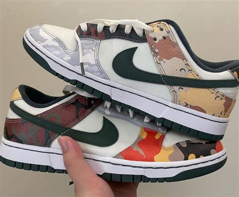 nike dunks camo|multi color nike dunks.